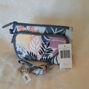 Vera Bradley Lighten Up Compact Organizer with Lanyard NWT!